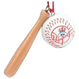 Major League New York Yankees Baseball and Bat Chr
