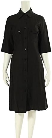 Amazon Co Jp マックスマーラ Max Mara シャツワンピース 麻 黒 中古 服 ファッション小物