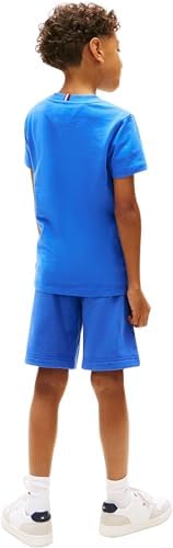 Bambino T-Shirt Maniche Monogram Graphic in Cotone, Blu (Empire Blue), 4 Anni