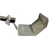 304 Stainless Steel Heat Deflector Shield for Propane Torch - Welding Guard for Plumbing, Pipes, HVAC (2-Pack)