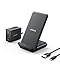 Anker Wireless Charger, PowerWave 7.5 Stand with Internal Cooling Fan, 7.5W for iPhone 11, 11 Pro, 11 Pro Max, Xs Max, XR, XS, X, 8, 8 Plus, 10W for Galaxy S10 S9, Note 10 (with Quick Charge Adapter)