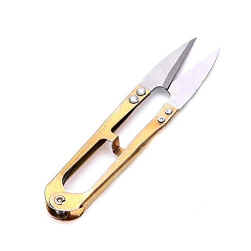 MEIYIN Stainless Steel U Shape Mini Scissor Portable Stitch Sewing Snip Thread Trimming Nipper Household DIY Outdoor Fishing Line Cutter - Thumbnail 6