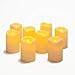 Flameless LED Votive Candles, Color Changing & Warm White Glow Options, Resin Plastic, Indoor Outdoor Use, Batteries Included - 8 Pack