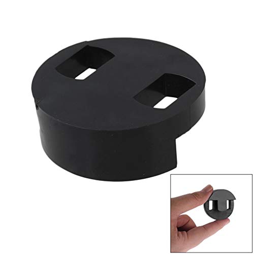XuanL Round Rubber Cello Mute Dual Holes Double Bass Violoncello Silencer Music Instrument Accessories - Thumbnail 4