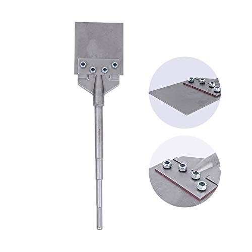 Monkey King Bar Sds Max Bits Floor Scraper - 6"X25" Tile Tools - 6 Inch Wide Blade -Sharpened Tile- Demolition Steel Hammer Accessory
