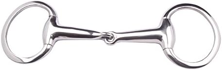 TACK Horse – PRAIRIE METAL – PRO Quality Equestrian Tack – Snaffle – Bit - Robust, ZERO RUST, No Flake horse gear – Helps keep your horse on track ;-) 5” Eggbutt Snaffle Bit