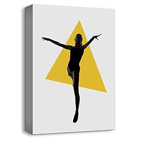 NWT Canvas Wall Art Abstract Geometric Free Life...