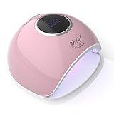 Ovonni 48W UV LED Nail Dryer, Curing Lamp with 10s/30s/60s/99s Timer, Automatic Sensor, LCD Display, Curing Gel Polish for Salon and Home