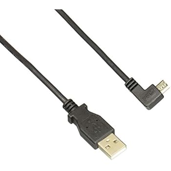 StarTech.com 1m 3 ft Micro-USB Charge-and-Sync Cable - Left-Angle Micro-USB - M/M - USB to Micro USB Charging Cable - 30/24 AWG (USBAUB1MLA)