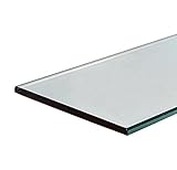 KAZ Clear Tempered Glass Shelves Pack of 5. Select Size (24,36,48