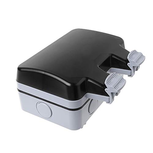 Aussensteckdose Aufputz Wasserdicht Steckdose Aufputz Schalter IP66 Wetter Und Staubdichte Steckdose – Bild 4