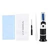 Brix refractometer, 0-90% draagbare professionele handheld bier melk vruchtensap suiker tester meter suikergehalte…
