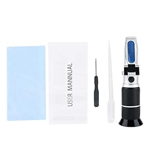 Brix refractometer, 0-90% draagbare professionele handheld bier melk vruchtensap suiker tester meter suikergehalte…