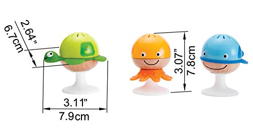 4 Hape+Stay+Put+Animal+Rattles+Multi