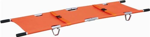 Foldaway Stretcher Ambulance Emergency Orange Aluminum New Belt EDJ-003A FORZA4