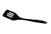 Large Spatula Silicone Kitchen Utensil, Made of FDA Grade, BPA Free Silicone, Heat Resistant up to 450 Degrees Fahrenheit, Non Stick Stain & Ordor Resistant, Dishwasher Safe - Black