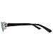 Rimless Computer Reading Glasses With Half Frame - Blue Light Blocking Lenses With Anti Reflective and Anti-Glare Coating - +200 Prescription Strength - Bonus Clear Case - by Optix 55
