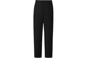 ZOUSHEN Boys Dress Pants for Kids Flat Front School Uniform Slacks Pants with Adjustable Waist