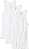 Calvin Klein Men's 3 Pack Basic Tank Top, White, Medium