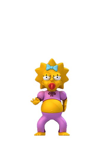 Neca Simpsons 25Th Anniversary - Maggie Pink Jumpsuit - 5" Action Figure Series 2