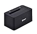 iDsonix Tool Free USB 3.0/2.0 to SATA 2.5/3.5 Inch Hard Drive Docking Station with 3.3 Feet USB 3.0 Cable for HDD/SSD Support 8TB and UASP, Fast Heat Dissipation- Black