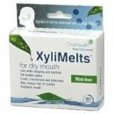 XyliMelts Discs for Dry Mouth, Mint Free, 80 ea