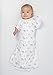 Amazing Baby Transitional Swaddle Sack with Arms Up Half-Length Sleeves and Mitten Cuffs, Medium, 3–6 months, 14-21 lbs, Tiny Elephants, Pink (Arms Up Swaddle, Transition Swaddle Sleep Sack)