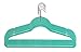 Velvet Hangers with Accessory Bar - For Shirts, Dresses, and Delicate Clothing - Non-Slip Velvety Smooth Texture - Slim Space Saving Design- sea foam green- 50 Pack - 17.5 x 0.2 x 9.5 Inches
