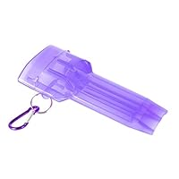 Lergo Portable Dart Case Plastic with Key Chain Transparent Darts Box Club Family Game