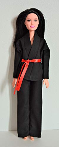 Handmade Doll Clothes Karate Uniform Assorted Colors Gi Judo TKD fits 11" Barbie Girl Dolls - Thumbnail 2