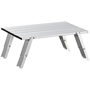 Uquip Handy – Inklapbare Aluminium Salontafel – Verstelbaar in 2 Hoogtes (11/16 cm)