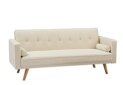 ERYE 3-in-1 Upholstered Napping Futon Sofa Loveseat