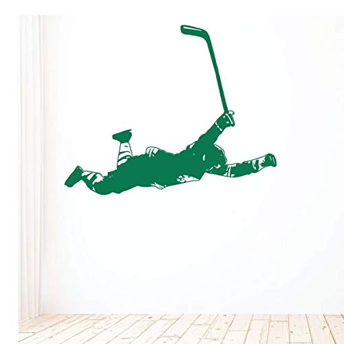 Hockey Wall Decor Vinyl Decal | Bobby Orr, The Flying Goalie Vinyl | Sports Decoration