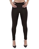 Fleece Lined Leggings Full Length Opaque High Waisted Slimming Thick Tights