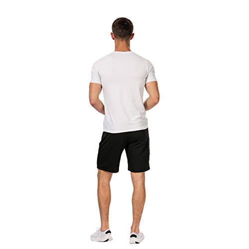 CHYU-Herren-Sport-Joggen-und-Training-Shorts-Fitness-Kurze-Hose-Jogging-Hose-Bermuda-Reissverschlusstasch