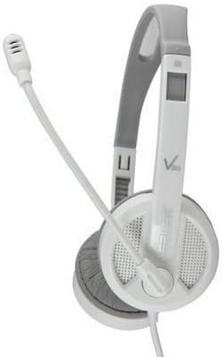 YIKO V38 Gaming Heaset Gaming Headset with 3.5mm Stereo Over-ear Swivel Cups and Ergonomics Wear Design, In-line Microphone Control for PC/Computer (white)