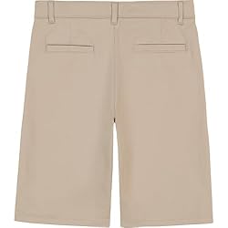 Nautica Boys' School Uniform Flat Front Twill