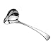 IMEEA Small Sauce Ladle with Pouring Spout 18/10 Stainless Steel Sauce Drizzle Spoon, 7inch