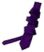 K Alexander Dark Purple Mens SOLID Satin Neck Tie