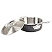 Viking 5-Ply Pots and Pans Set, 10 Piece Hard Anodized Cookware, Stainless Steel Lids, Silver