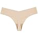 adidas Women's Seamless Hipster Underwear (1-Pack), Light Nude/Matte Silver, LARGE