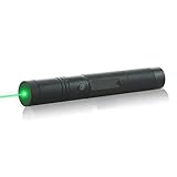 Jemine Tactical Green Hunting Rifle Scope Sight Laser Pen Demo Remote Pen Pointer Projector Travel Outdoor Flashlight LED Interactive Baton Funny Laser toy (Laser Pen)