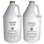 Nioxin System 3 Cleanser & Scalp Therapy Duo Set for Fine/Normal to Thin Looking/Chemically Treated Hair (Gallon Size)
