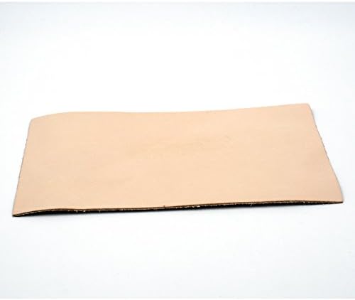 Shanghaipop Blank Genuine Leather Cow Hide Veg Tan Natural Fabric Scrap for Wallet Purse Bag DIY