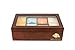 Southern Live Tea Company Deluxe 8 Compartment Wooden Tea Box Chest (Mahogany)