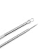 CHOP MALL 12cm Long Face Care Blackhead Acne Needle Remover Pimple Extractor 2 Pcs
