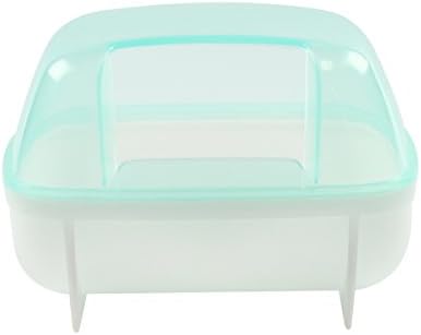 Dalle Craft Pet Hamster Bathroom Bath Sand Room Sauna Toilet Green White 4.7x3.5x3.5 inches(12x9x9cm) (Sky blue)