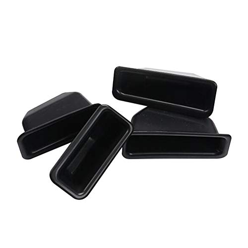 Ywillink 1Pair ABS Interior Front/Back Door Armrest Storage Box Trim for Ford Edge 2011-2018