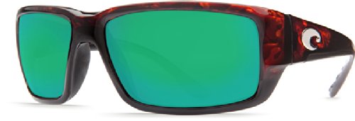 Costa del Mar Unisex-Adult Fathom FA 10 OGMGLP Polarized Iridium Oval Sunglasses, Tortoise, 60.5 mm