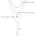 Seni Jewelry Silver Multilayer Bar Pendant Necklace Boho Stick Teardrop Bar Choker Necklace Triple Minimalist Y Necklace Women